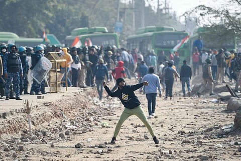 Singhu border clashes
