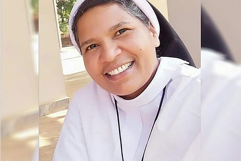 Sister Lucy Kalappura, a Kerala nun, who was expelled from the Church
