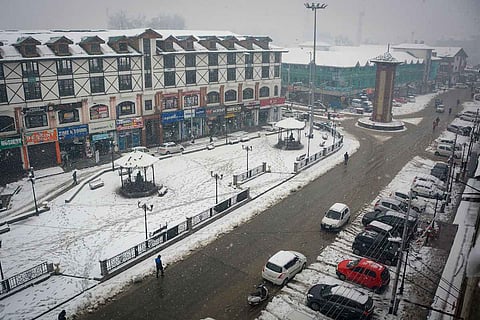 Lal Chowk in Srinagar