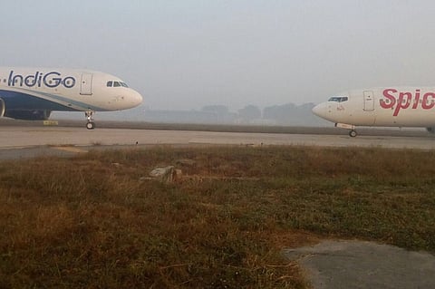 Major mishap averted at Delhi airport as IndiGO, SpiceJet planes narrowly avoid collision
