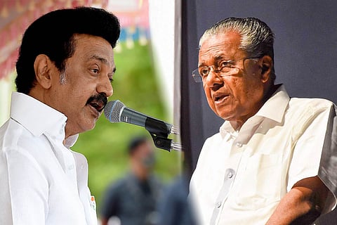 MK Stalin and Pinarayi Vijayan