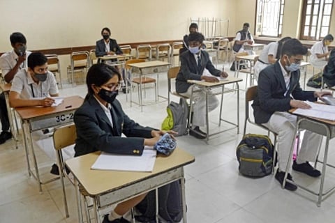 Students in a classroom