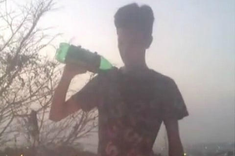 Watch: A senseless stunt with fire took this Hyderabad boy's life