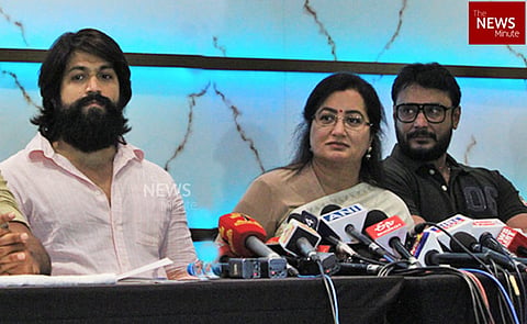Karnataka BJP MLA writes to Home Min, seeks protection for Sumalatha, Darshan, Yash