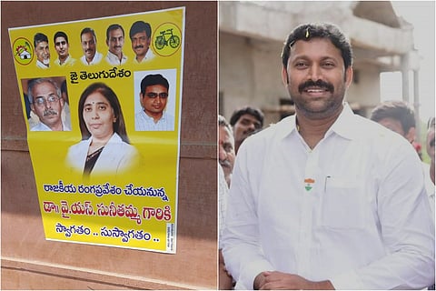 Poster on YS Sunitha Reddy and Avinash Reddy