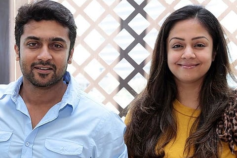 Never made him a cup of coffee but he doesn't expect me to: Couple goals from Suriya-Jyothika