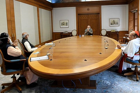 PM meeting Kerala Church guys