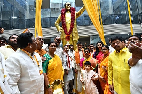 TDP inaugurates national office, YSRCP moves HC calling it ‘illegal’ land allotment