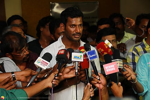 Complaint against Vishal for fund misuse by group of producers led by S Ve Shekher