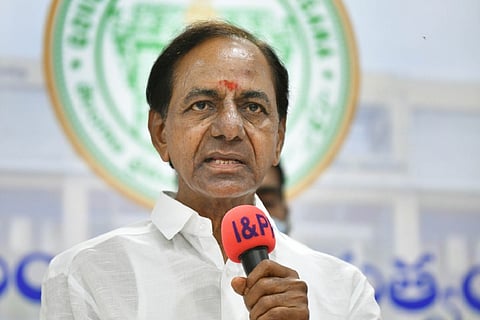File photo of Telangana Chief Minister K Chandrasekhar Rao