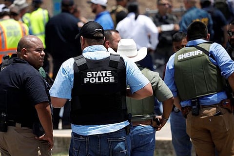 Policeman at site of school shooting in Texas