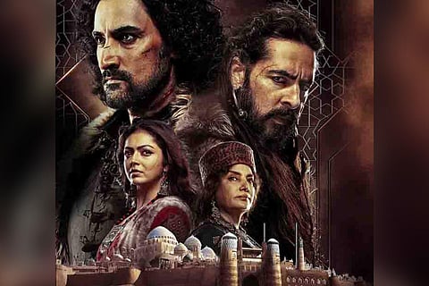 Kunal Kapoor, Khalid Siddiqui, Drashti Dhami and Shabana Azmi in the poster of The Empire