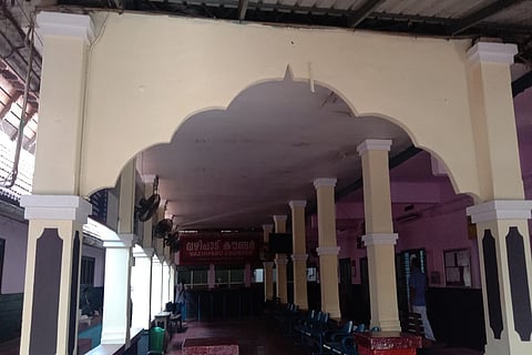 A part of Thirumandhamkunnu temple in Kerala that has been replaced