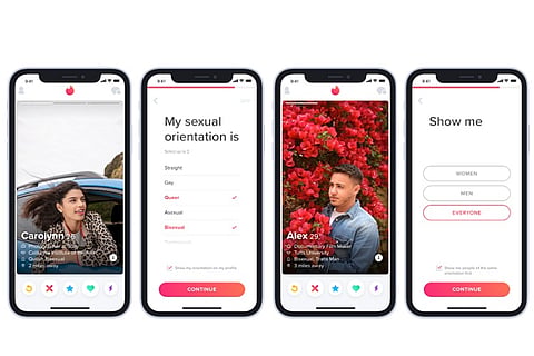 Tinder now allows users to add sexual orientation and gender identity to profiles
