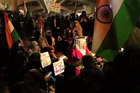 Women who staged flash protest against CAA in Hyderabad booked for unlawful assembly