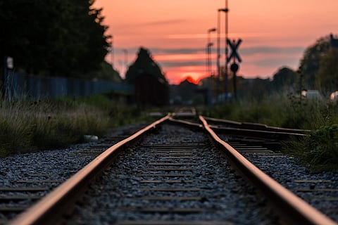 Representative image of a railway track