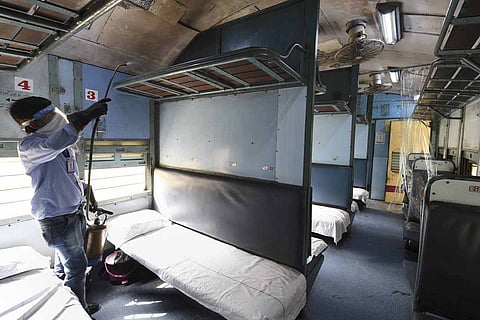 Sanitation in train
