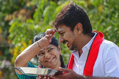 Udhayanidhi Stalin and Kanimozhi