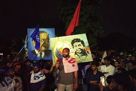 SFI-ASA alliance routs ABVP to win Students’ Union elections in Univ of Hyderabad