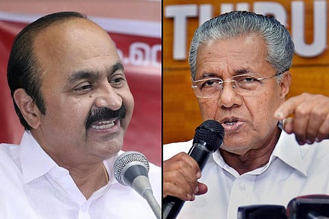 VD Satheesan and Pinarayi Vijayan
