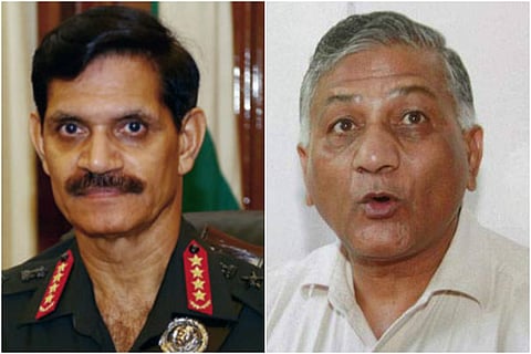 Army Chief Dalbir Singh alleges ‘malafide intentions’ on part of VK Singh to resist his promotion