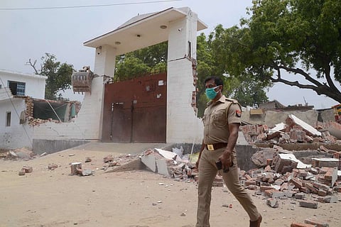 Home of gangster Vikas Dubey demolished
