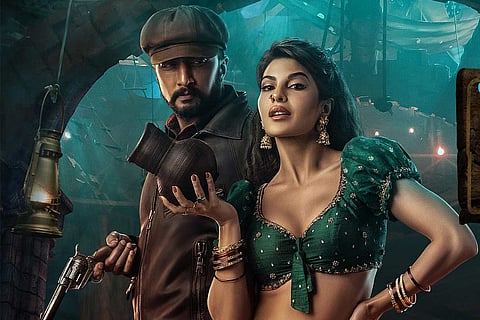 Kichcha Sudeep and Jacqueline Fernandes in Vikrant Rona