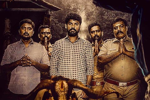 Still from Vilangu with Vemal and others