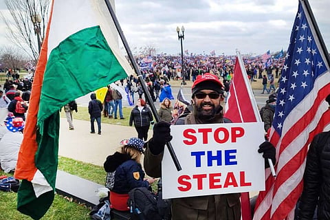 Vinson Palathingal at US Capitol