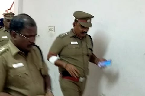 TN cop on duty for local body polls attacked, arm hacked by gang