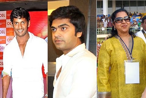 Simbu beep song controversy spills over to Nadigar Sangam, Vishal issues notice to Radhika