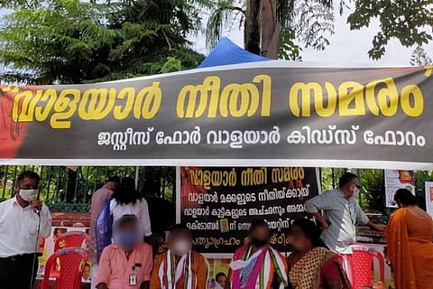 Protest for Walayar sisters