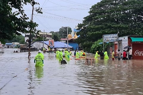 NDRF and GWMC teams are providing relief to locals, say reports.