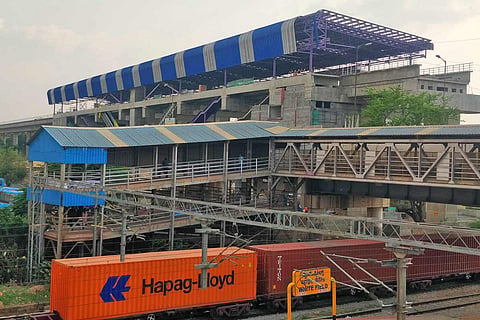 Whitefield Foot over Bridge Railway Station