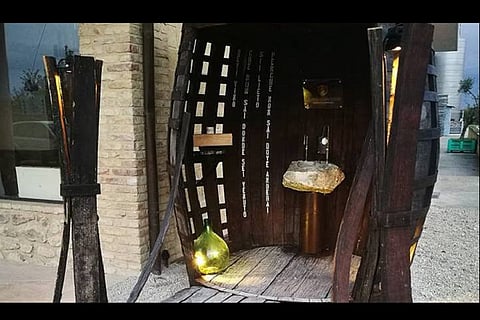 First-ever 24-hour free wine fountain in Italy