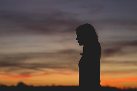 Silhouette of a woman