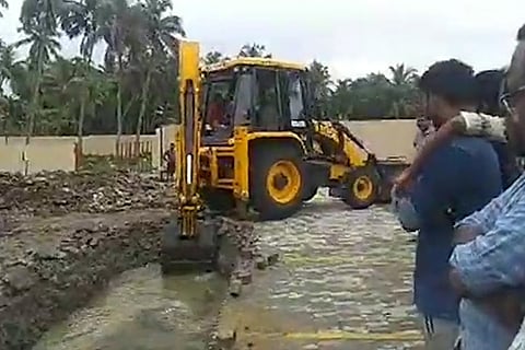 After Yusuffali’s mall blocks drainage in Kerala village, residents force action