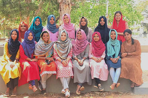 The women of the IUML's Haritha wing