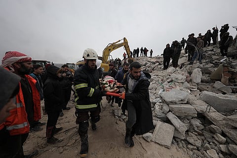 Earthquake rescue efforts in Syria