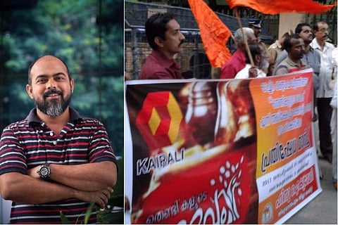 Malayalam anchor threatened after he names TV show about a temple as 'god of vagabonds'