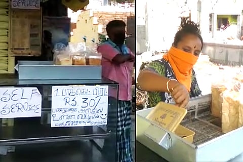 Watch: A bakery in Coimbatore is encouraging ‘contactless sale’ of bread