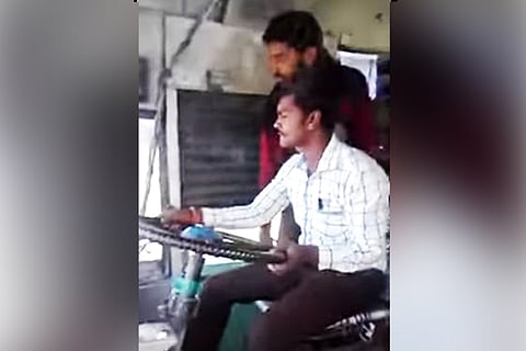 Watch: Shocking video of temporary bus driver in TN letting his friend take the wheel