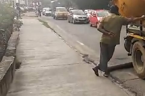 Will the muck stop here? Tanker dumps sewage into storm water drain near B’luru stadium