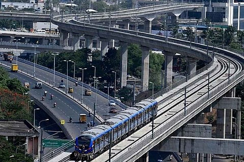 Chennai Metro train