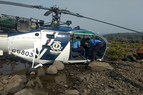 Indian Coast Guard chopper crash-lands near Mumbai, all crew members safe