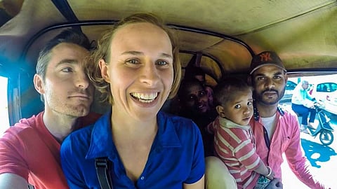 Tracing a 'girl with pink bracelet', an Australian couple gave the perfect gift to a homeless Indian family