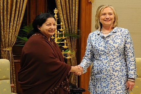 Full text: Read TN CM Jayalalithaa's letter to Democratic Presidential candidate Hillary Clinton