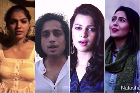 Indian and Pakistani artists singing national anthems of both countries is winning hearts