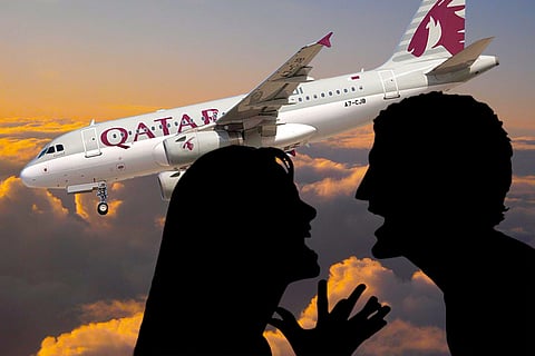 Fight between cheating husband and angry wife forces Bali bound flight to land in Chennai