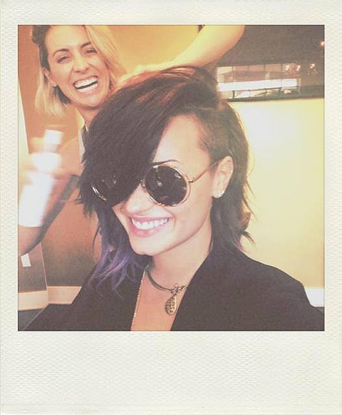 Demi Lovato chops off her locks